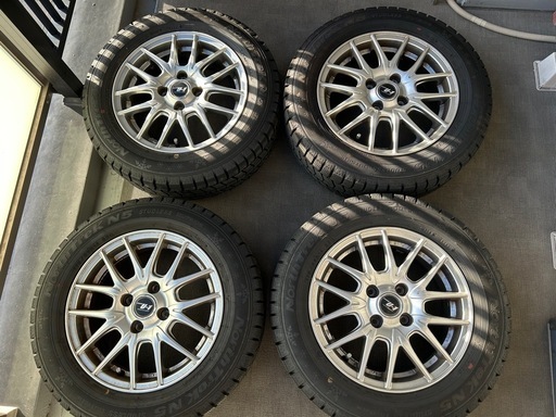 22年製 
スタッドレスタイヤホイールセット 175/65R14 マツダ デミオ