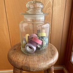 レトロ ガラスジャー【小】の画像