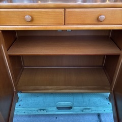 カリモク karimoku FAX台 TEL台 電話台 シンプル ナチュラル レトロ おしゃれ インテリア 収納の画像