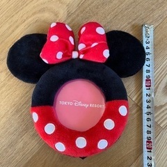 東京ディズニーリゾート　ふわふわミニーマウス　写真立ての画像