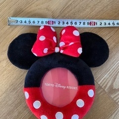 東京ディズニーリゾート　ふわふわミニーマウス　写真立ての画像