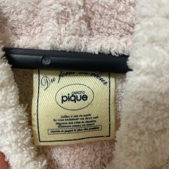 破格！gelato pique モコモコパーカー　ピンク　ジェラピケの画像