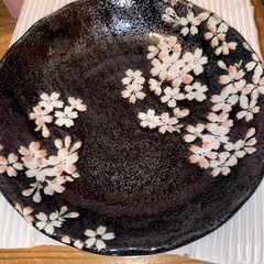 宇野千代　しずか桜　取分揃　　大皿2枚　小皿5枚の画像