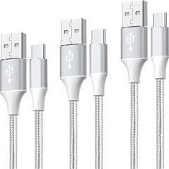 USB ケーブル タイプc  3本セット  3.1A 急速充電 ...
