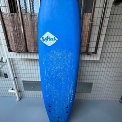 値下げ！お早めに！格安美品！　SOFTECH ソフテック ローラー 6'6 サーフボード ソフトボード　初心者、子供、小波に！