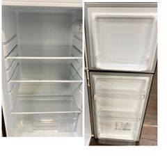  ジ14MAXZEN マクスゼン 2ドア冷凍冷蔵庫 2020年製  138L JR138ML01GM ブラック ガンメタリック/ の画像