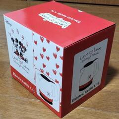 【決まりました❗】【新品未使用】ミッキー＆ミニー 電気ケトル(1.1L) Disneyの画像