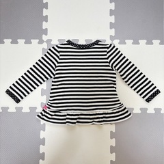〈55〉ベビー服　ミキハウス　長袖Tシャツ　80の画像