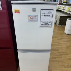 【ドリーム川西店御来店限定】シャープ　冷蔵庫　SU-14E6-KW／クリーニング済み 【2002211255601749】