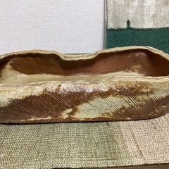 信楽焼 大皿　大鉢 花器 和皿の画像