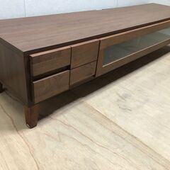 テレビボード　ウォールナット　180㎝　48293-2-010の画像