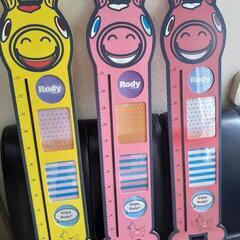 子供会に使えるロデイの身長計の画像