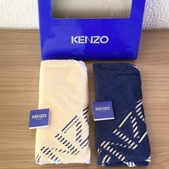 ♦️【未使用】KENZO ハンドタオル タオルハンカチ 箱入り ...