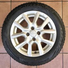 中古ブリヂストン　ブリザック　スタッドレスタイヤ＆アルミホイール...