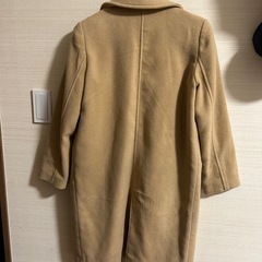 【HERES】チェスターコート　キャメルベージュの画像