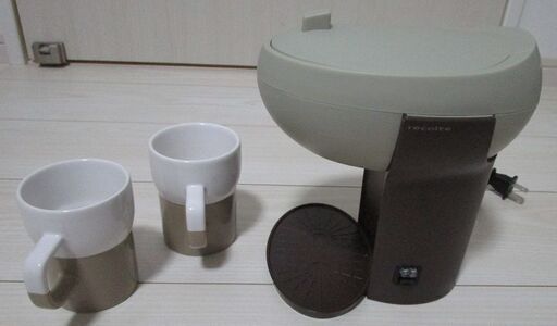 レコルト コーヒーメーカー パウス カフェデュオ シェルブラウン RKD-4G