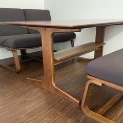 【レビューで送料無料】 MUJI無印良品:リビングでもダイニングでも使えるテーブル ダイニングテーブル