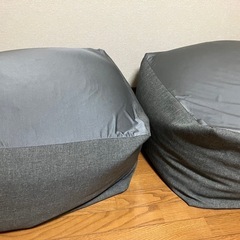 ビーズソファLサイズ 洗えるカバー付き　２個セット