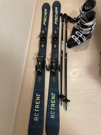 スキー155センチ3点セット