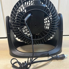 サーキュレーター 黒 上下首振りの画像