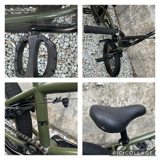 BMX TNB PLUG カーキ色  オマケ付　フラットランド　フリースタイル