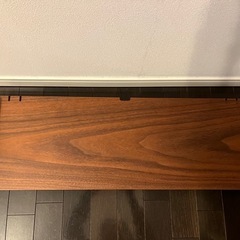 美品　サンワダイレクト　モニター台　天然木　の画像