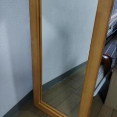 （値下げ）壁掛けミラー（無印良品）