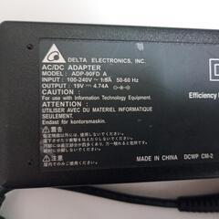 【他サイトに同時投稿中！】ＡＣアダプタ／ADP-90FD A／出力：90W 19V-4.74A／EPSON PT110E用・・ST170E、ST180Eにも使えると思います。の画像