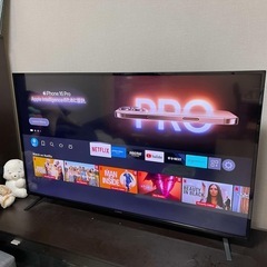 福岡市内配送無料　保証あり ELSONIC 55インチ3波UHDTV ECC-TU55R3  FIRETV 付き