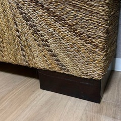 アジアン　オープンシェルフ　ラック　飾り棚　ウォーターヒヤシンス　キャビネットの画像
