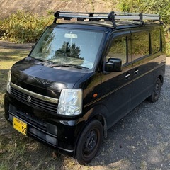 決まりました！【車検長い】DA64Wエブリーワゴン 黒 ルーフキ...