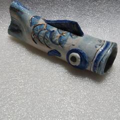手作り陶器真鯉