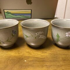 美濃焼 湯呑み5ヶ（未使用品）急須無し