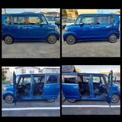 ホンダ N-BOXカスタムGターボ ナビテレビ バックカメラ両側パワスラ軽自動車の画像