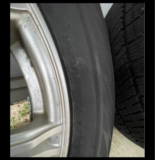 値下げ⭐︎ヴォクシー　スタッドレスタイヤ　ブリヂストン　タイヤホイールセット　205/60R16