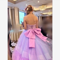 カラードレス　ラプンツェル風　パープルの画像