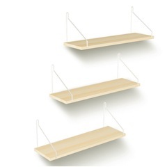 【譲り先決定済】【新品未使用】賃貸OK 壁掛け棚 幅50cm×3個