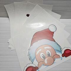 クリスマスステッカー サンタ トナカイ 雪 65pcs 飾り 剥がせる