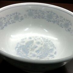 玉風陶苑謹製　ラーメン丼　中古品　１２個　高台丼　直径１８．８ｃｍ　普通サイズ　昭和レトロ　麺鉢　中華丼の画像