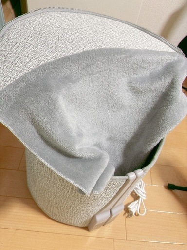 デスク下パネルヒーター ひざ掛け用毛布付き