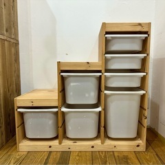 トロファスト　ボックスと棚板セット　IKEA イケア

