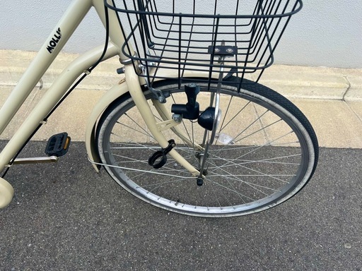 自転車★26インチ★通勤通学★ベージュ★リングロック鍵★サイモト自転車★イオン 自転車☆26インチ☆通勤通学☆ベージュ☆リングロック鍵