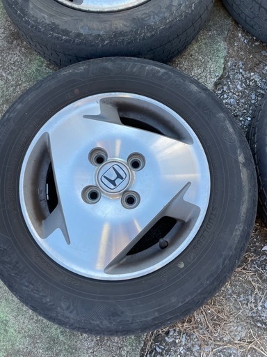HM1 ホンダ バモス　純正 13インチ アルミ ホイール　4本　13×4J ＋45 PCD100 4穴 ハブ径56　S8R-340A