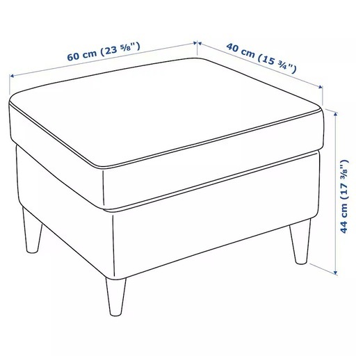 値下げ中?IKEA STRANDMON おしゃれ　ベルベット青チェアとオットマン