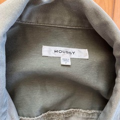 マウジー　デニムコットンジャンパー　Gジャン　moussyの画像