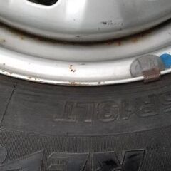 ブリザックREVO969   155R13LT  6PR  PCDマルチ  ダイハツキャップ付きの画像