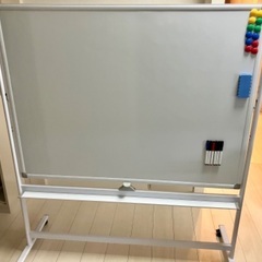 ホワイトボード　中古　縦90cm×横120cmの画像