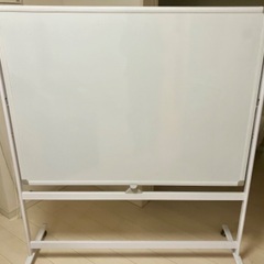 ホワイトボード　中古　縦90cm×横120cmの画像