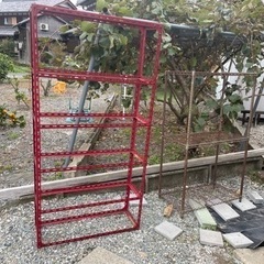 スチールラックとメタルラック2つセット