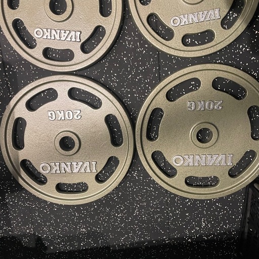 IVANKO バーベル プレート アイアン 107.5kg